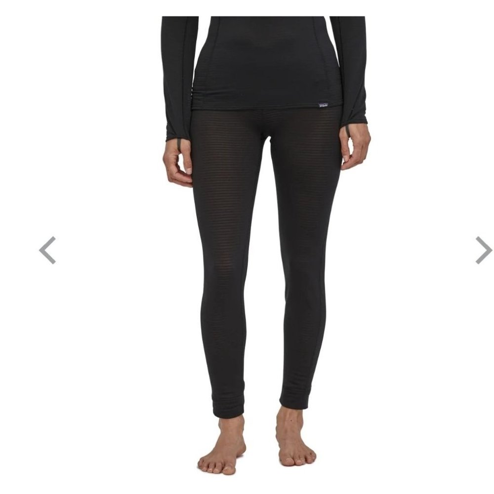 Patagonia black base layer lightweight leggings capileni,Size XS